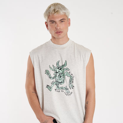 Musculosa Vulk Trip Muscle Cream Grey