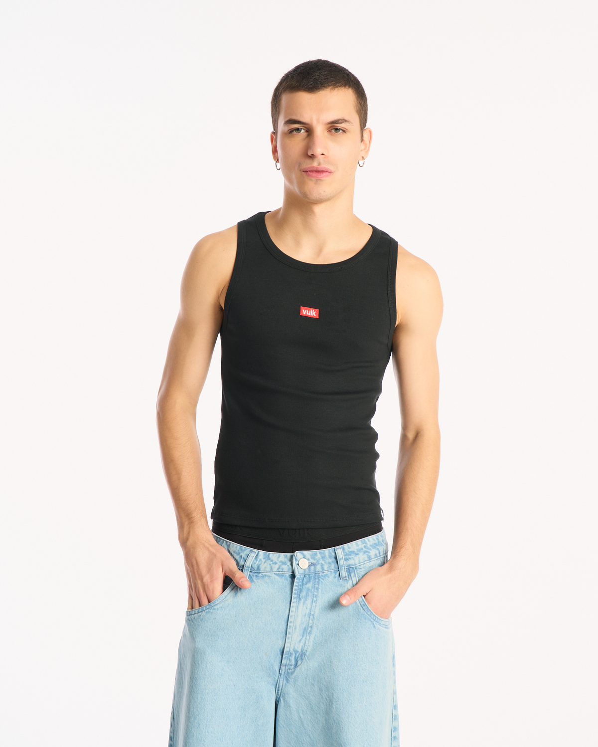Musculosa Vulk Alexa Tank Black