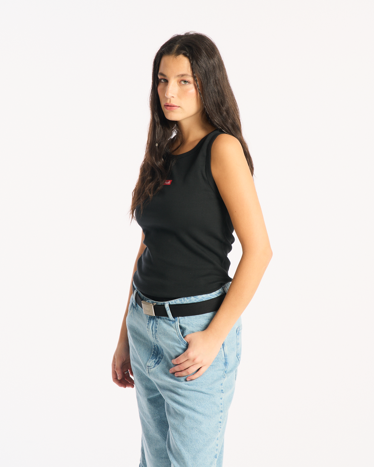 Musculosa Vulk Alexa Tank Black