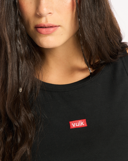Musculosa Vulk Alexa Tank Black