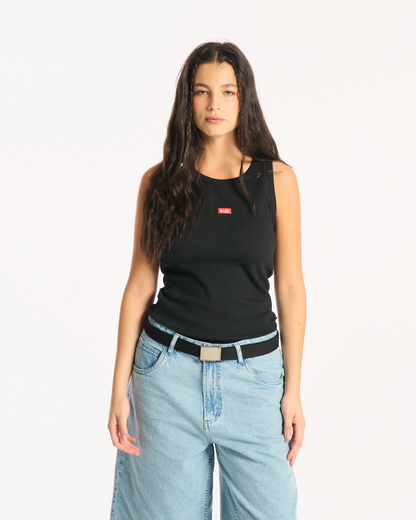 Musculosa Vulk Alexa Tank Black