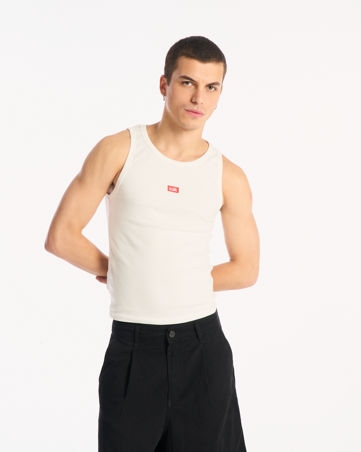 Musculosa Vulk Alexa Tank Cream