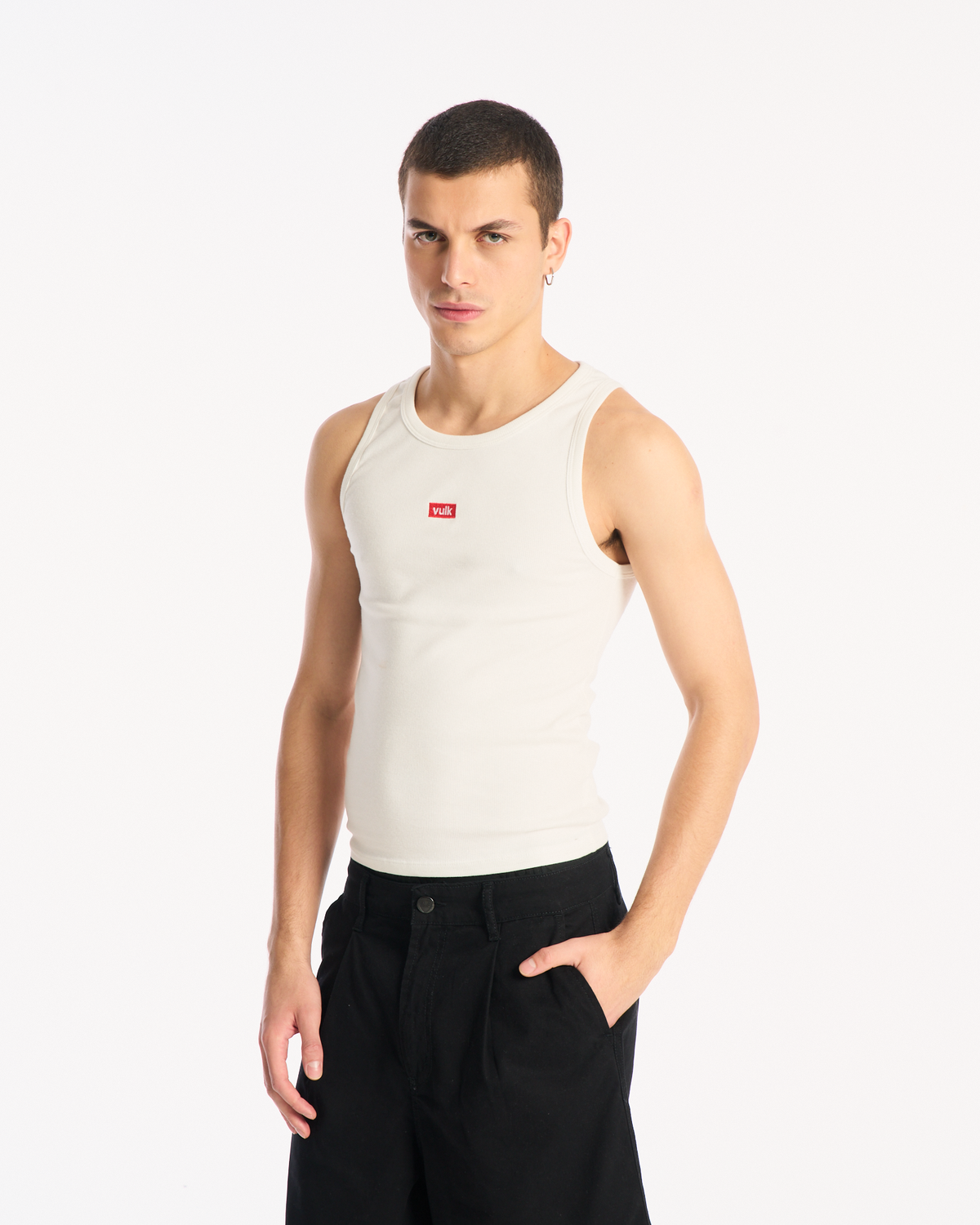 Musculosa Vulk Alexa Tank Cream