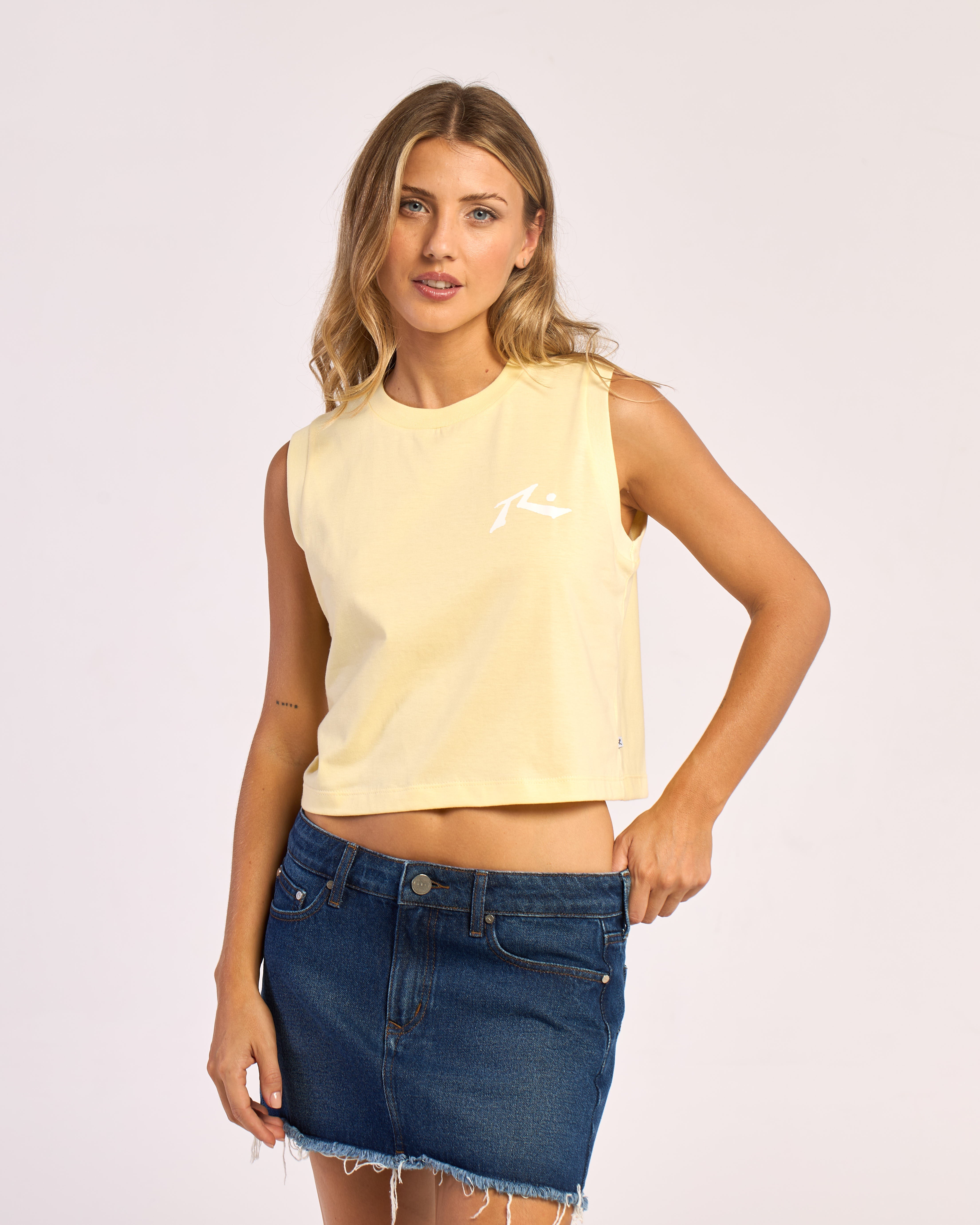 Musculosa Rusty Competition Muscle Ld Pale Banana