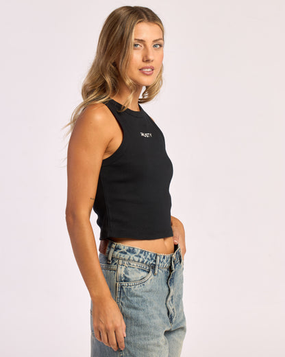 Musculosa Rusty Brand Racer 2.0 Tank Ld Black