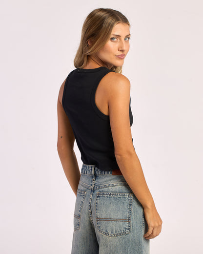 Musculosa Rusty Brand Racer 2.0 Tank Ld Black