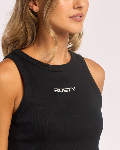 Musculosa Rusty Brand Racer 2.0 Tank Ld Black