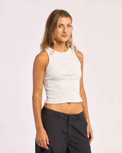Musculosa Rusty Brand Racer 2.0 Tank Ld Grey Marle