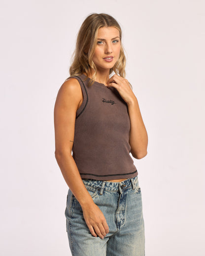 Musculosa Rusty New Age Process Tank Ld Vintage Black
