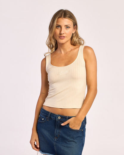 Musculosa Rusty Cassian Tank Ld 2.0 Ld Ecru