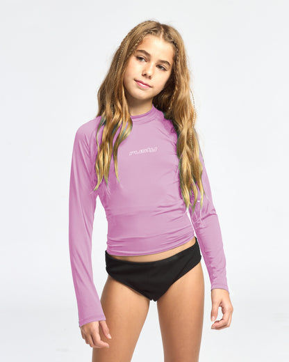 Rashie Rusty Sunscreen Rashie Girls Dusty Pink