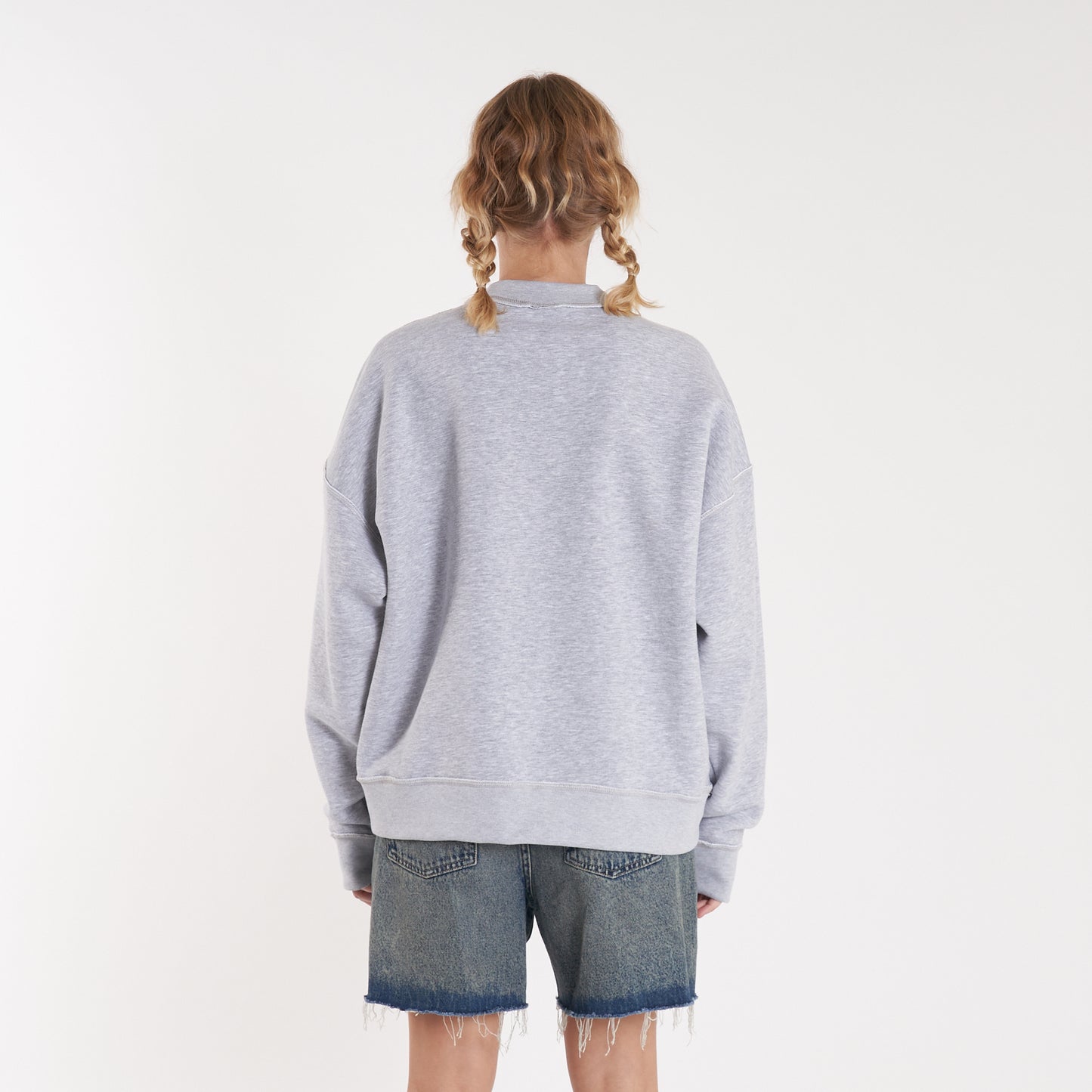 Buzo Vulk Alley Crew Grey