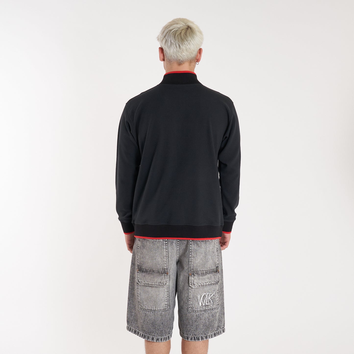 Buzo Vulk Vacation Half Zip Black