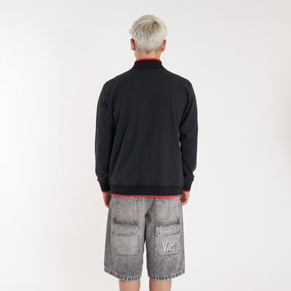 Buzo Vulk Vacation Half Zip Black