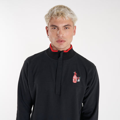 Buzo Vulk Vacation Half Zip Black