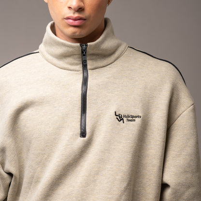 Buzo Vulk Jasper Half Zip Grey