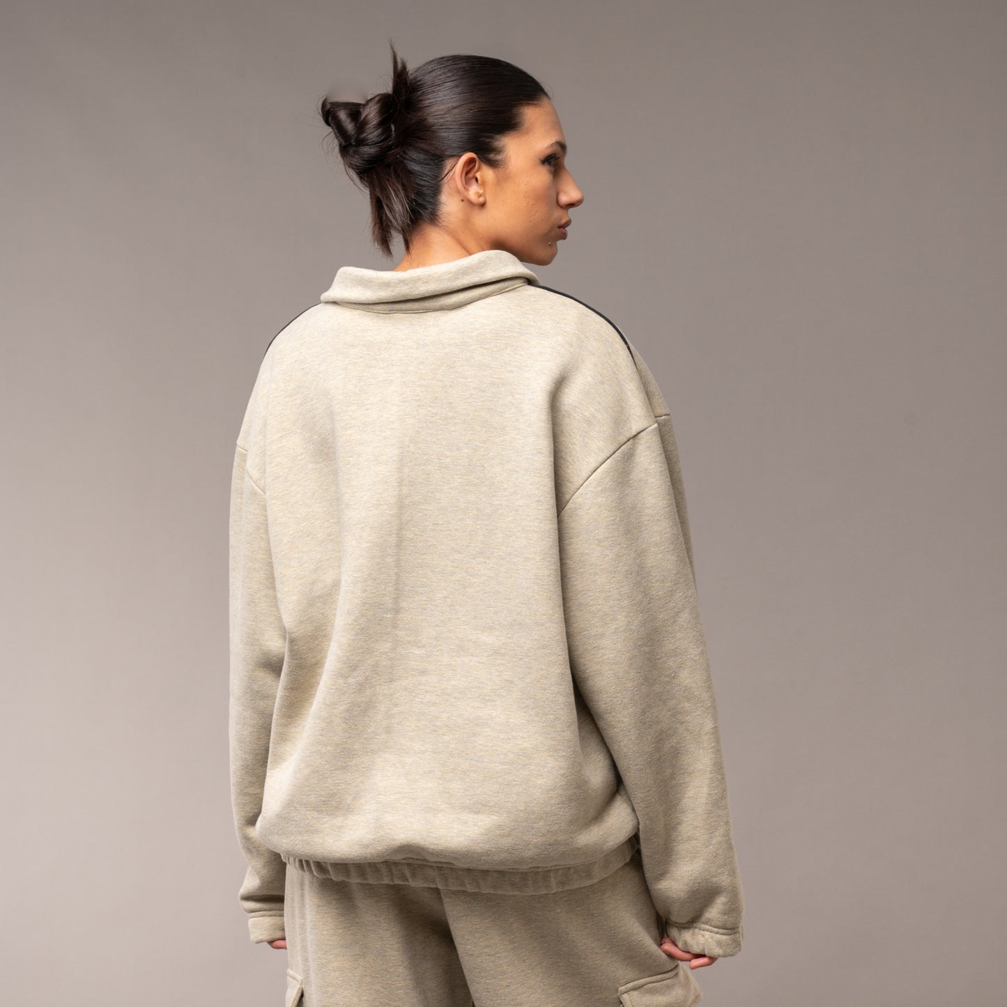 Buzo Vulk Jasper Half Zip Grey