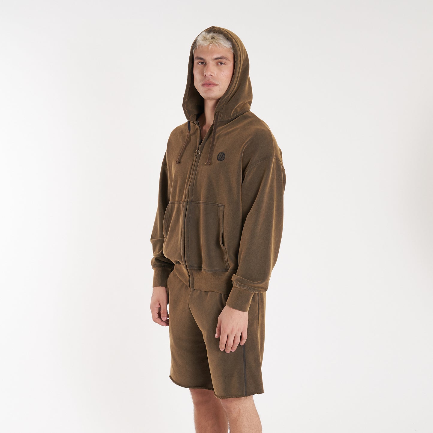 Campera Canguro Vulk Mark Ziphood Oxyd Brown
