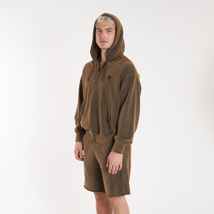 Campera Canguro Vulk Mark Ziphood Oxyd Brown