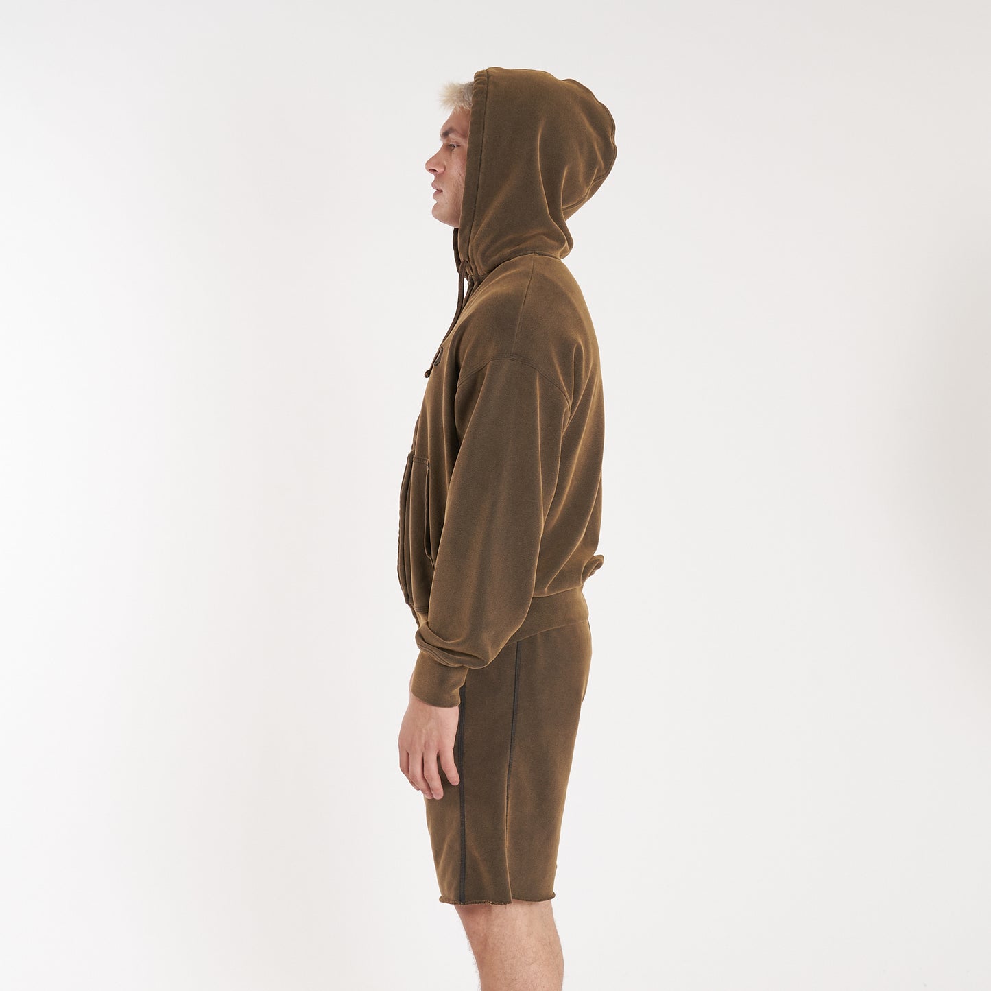 Campera Canguro Vulk Mark Ziphood Oxyd Brown