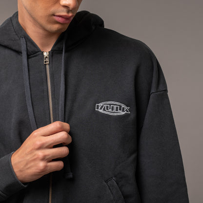 Campera Canguro Vulk Gotie Off Black