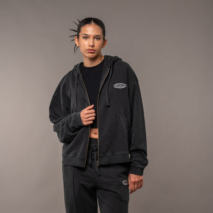 Campera Canguro Vulk Gotie Off Black