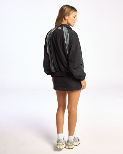 Rusty Olympia Zip Through Jacket Ld Black