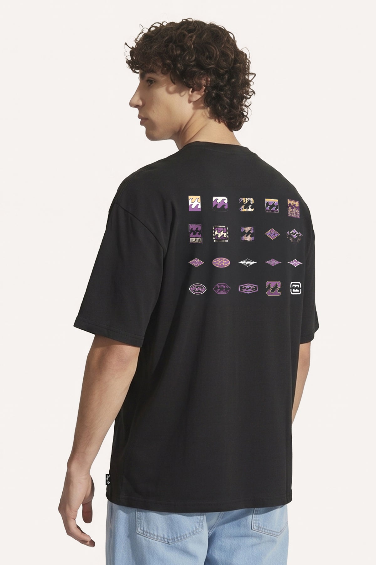 Remera Mc Billabong Timeline Og Tee Negro