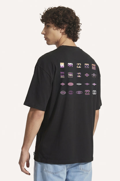 Remera Mc Billabong Timeline Og Tee Negro
