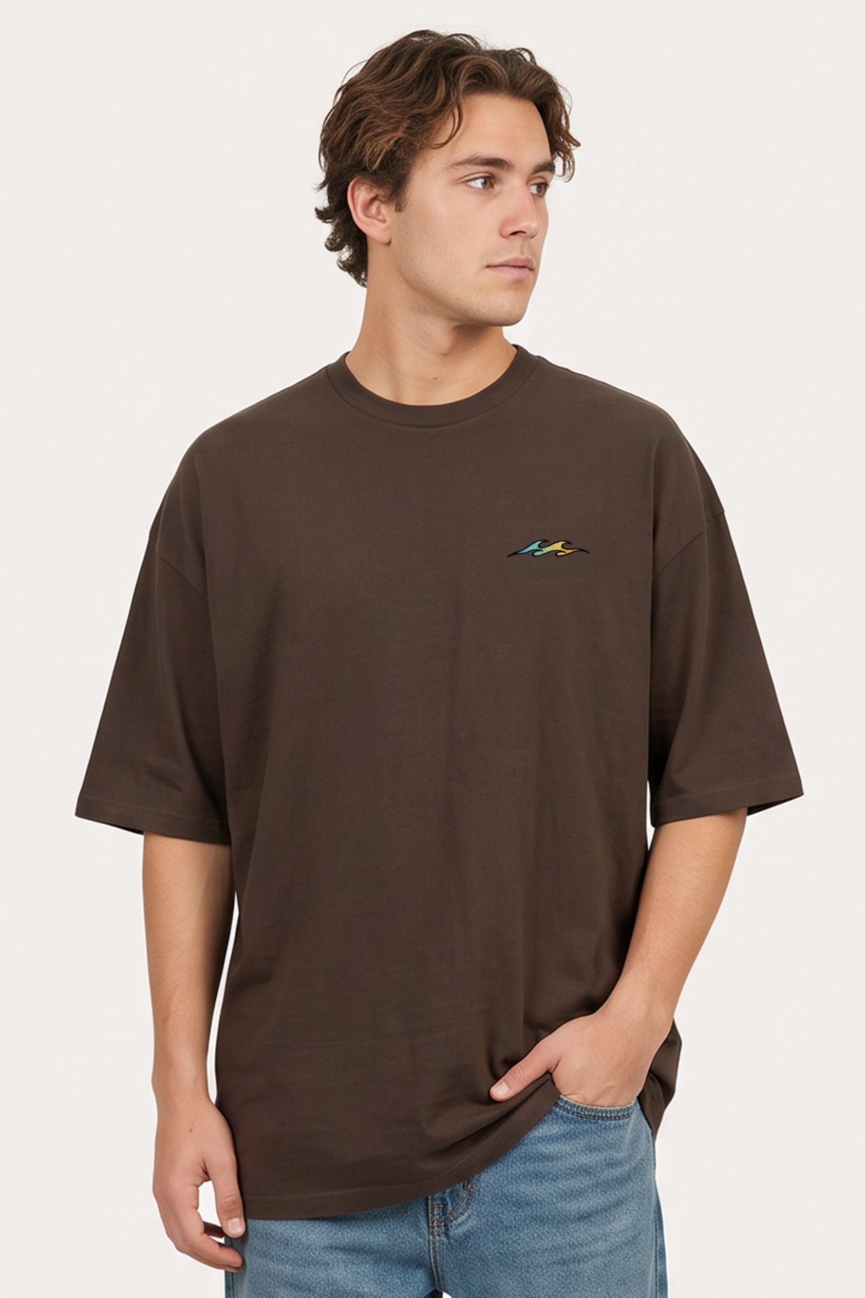 Remera Mc Billabong Flame Og Tee Marron