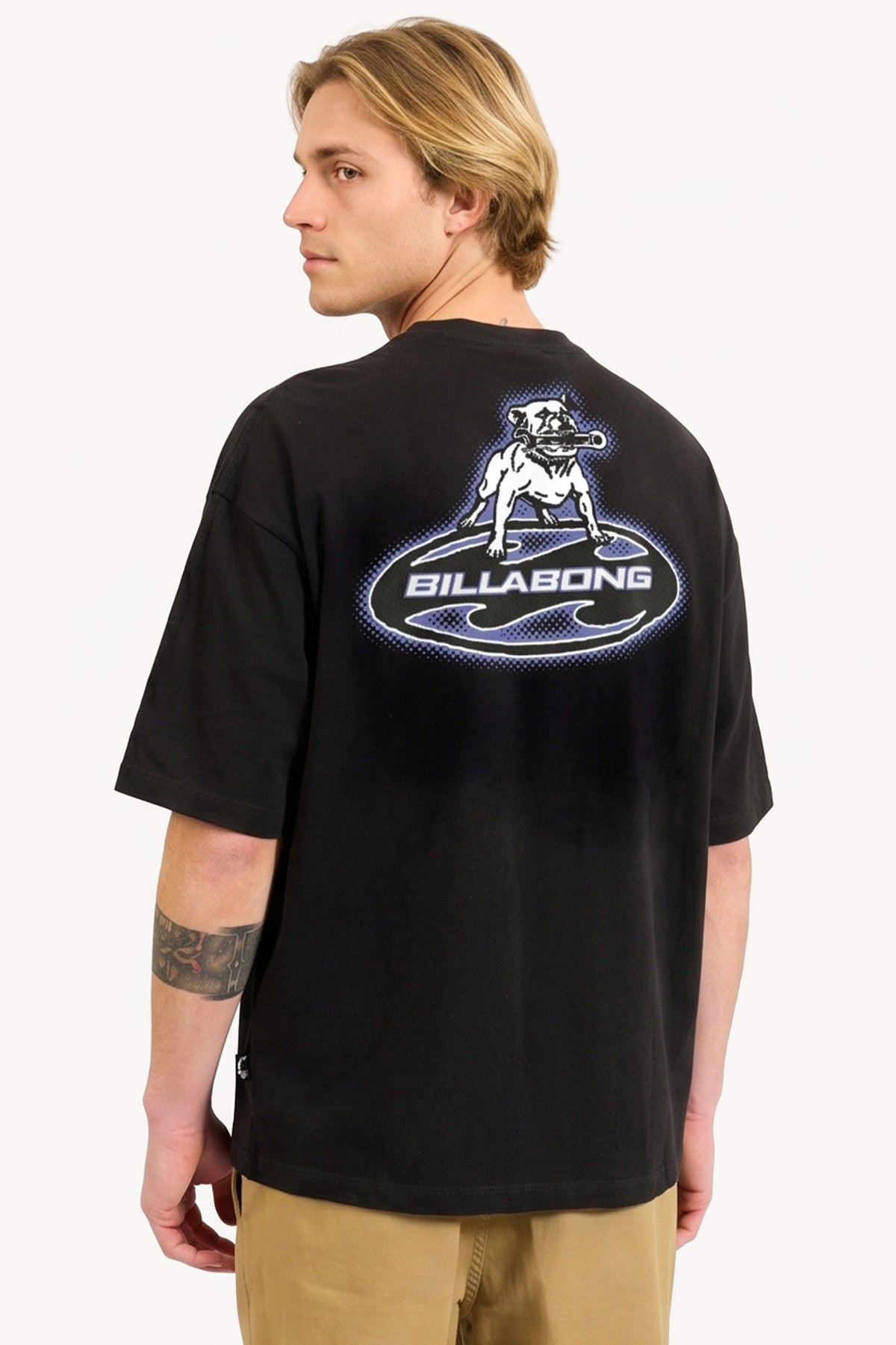Remera Mc Billabong Bad Dog Wip Og Tee Negro 2