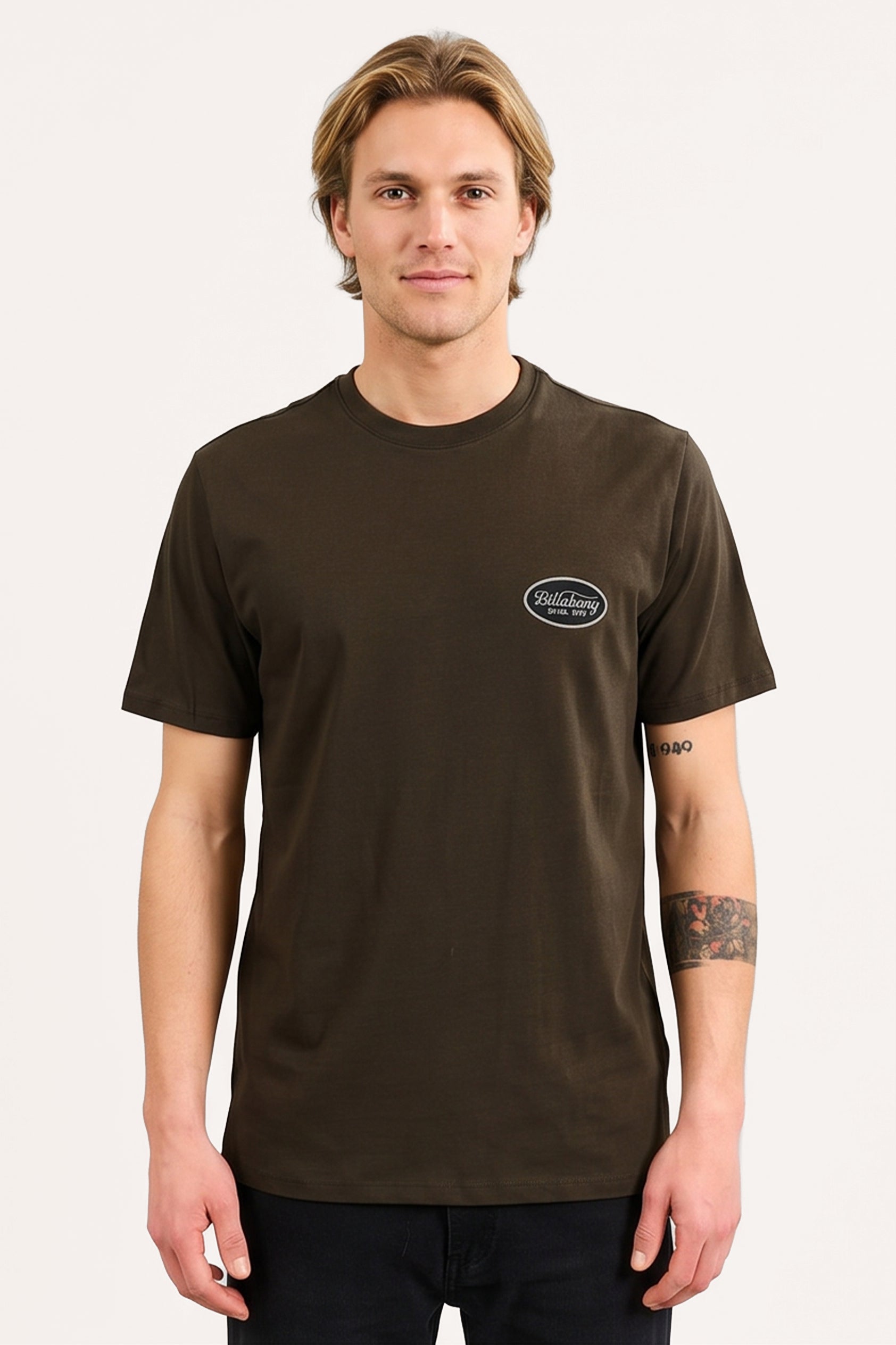 Remera Mc Billabong Patch Dimension Tee Marron