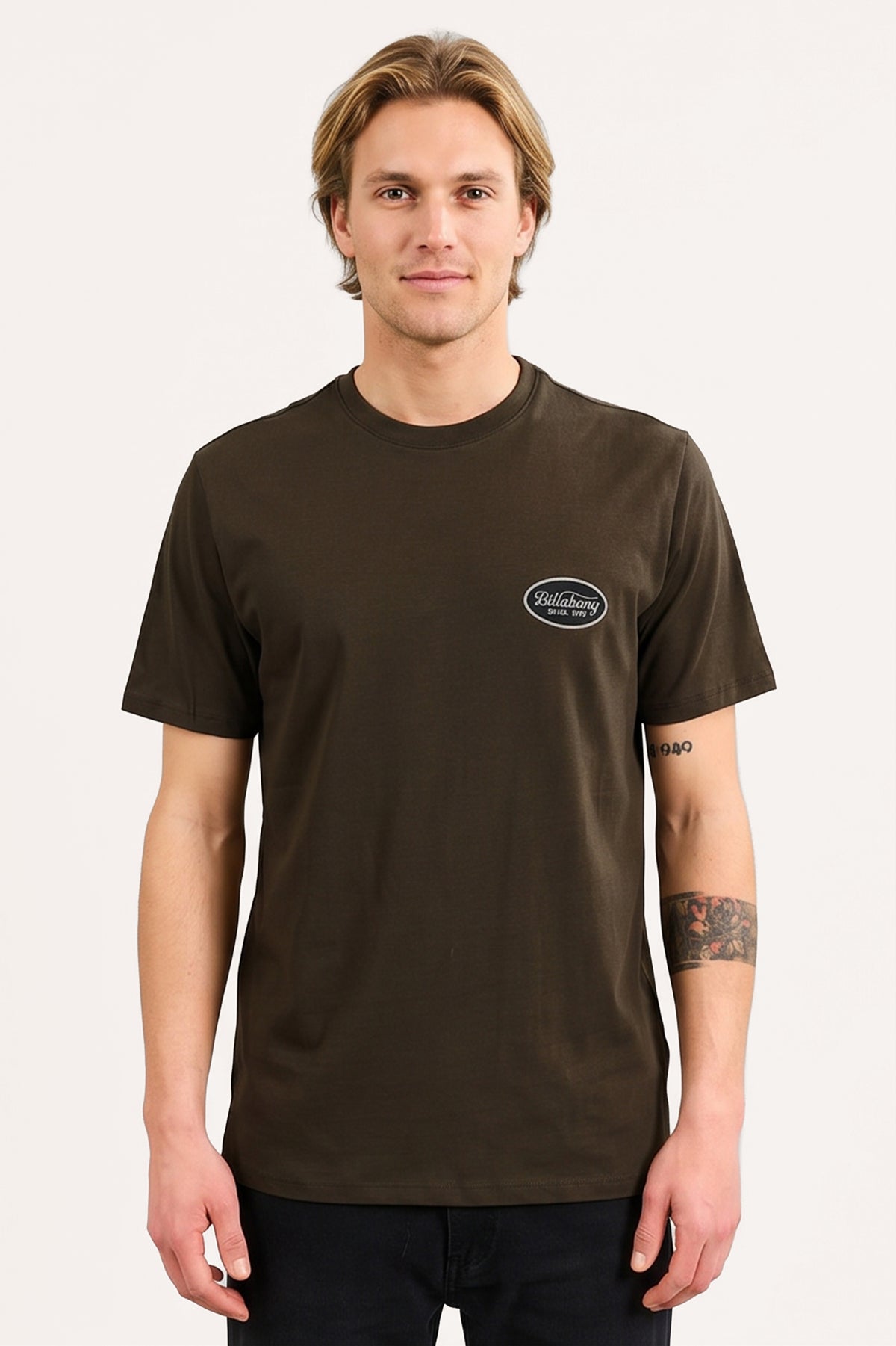 Remera Mc Billabong Patch Dimension Tee Marron