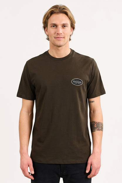 Remera Mc Billabong Patch Dimension Tee Marron
