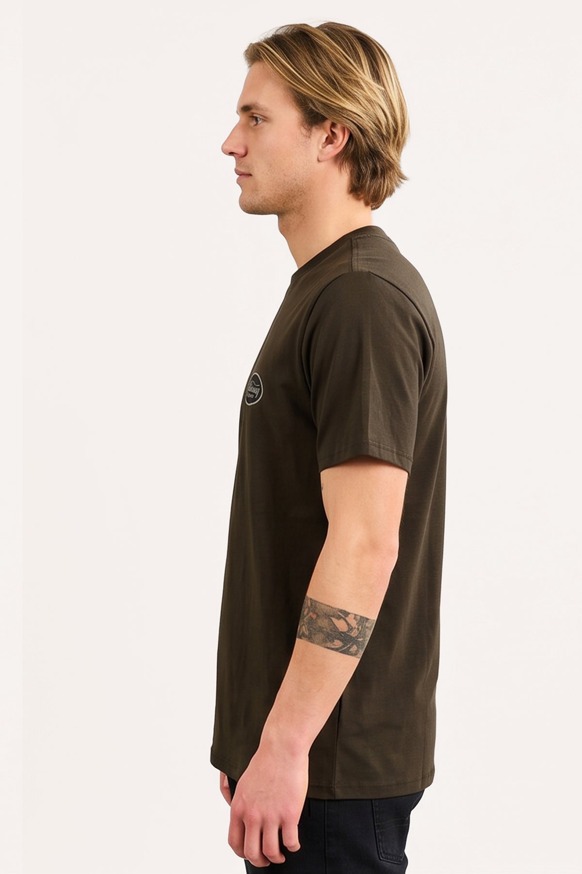 Remera Mc Billabong Patch Dimension Tee Marron