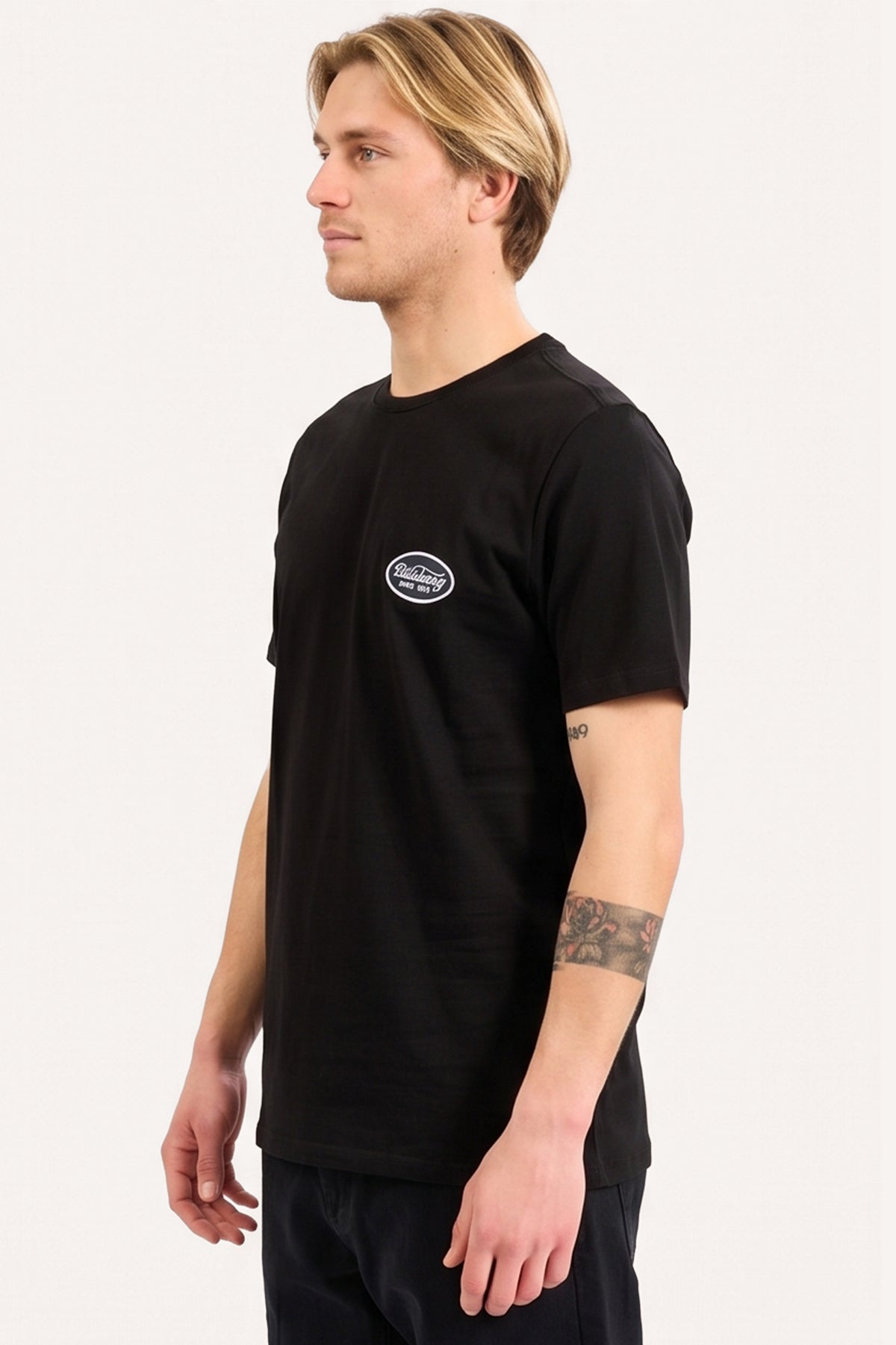 Remera Mc Billabong Patch Dimension Tee Negro