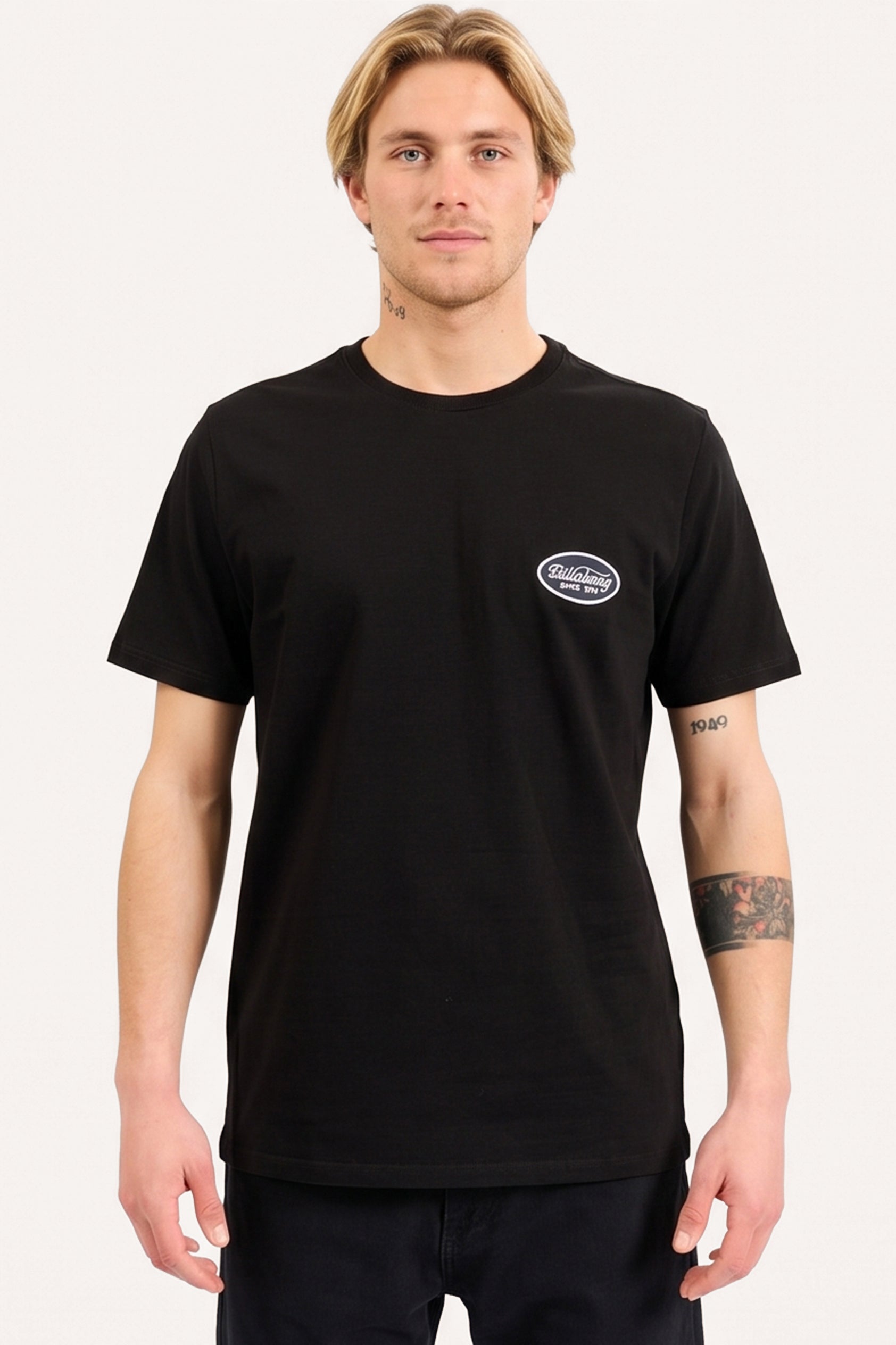 Remera Mc Billabong Patch Dimension Tee Negro