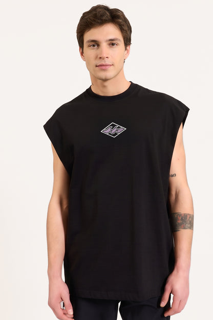 Musculosa Billabong Diamond Wave Over Muscle Negro