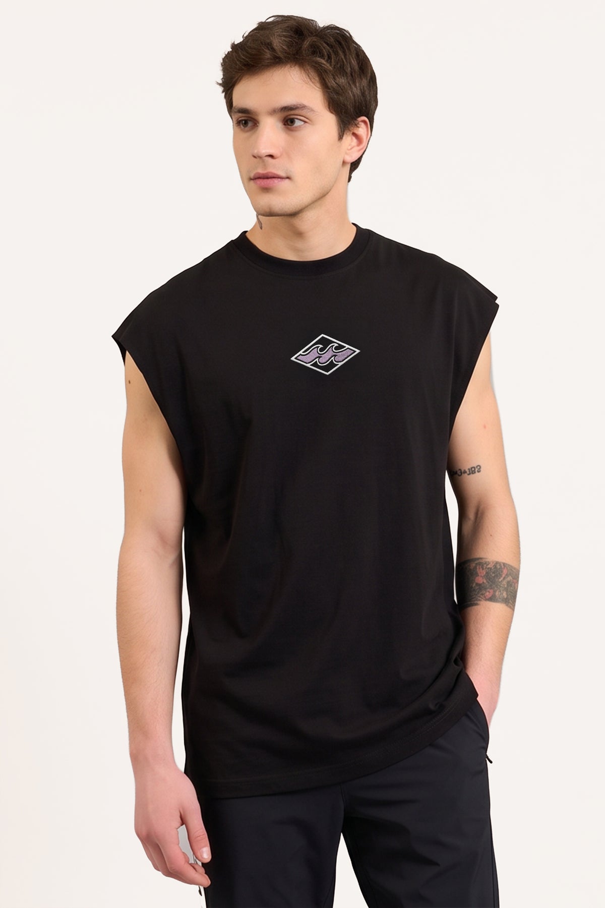 Musculosa Billabong Diamond Wave Over Muscle Negro
