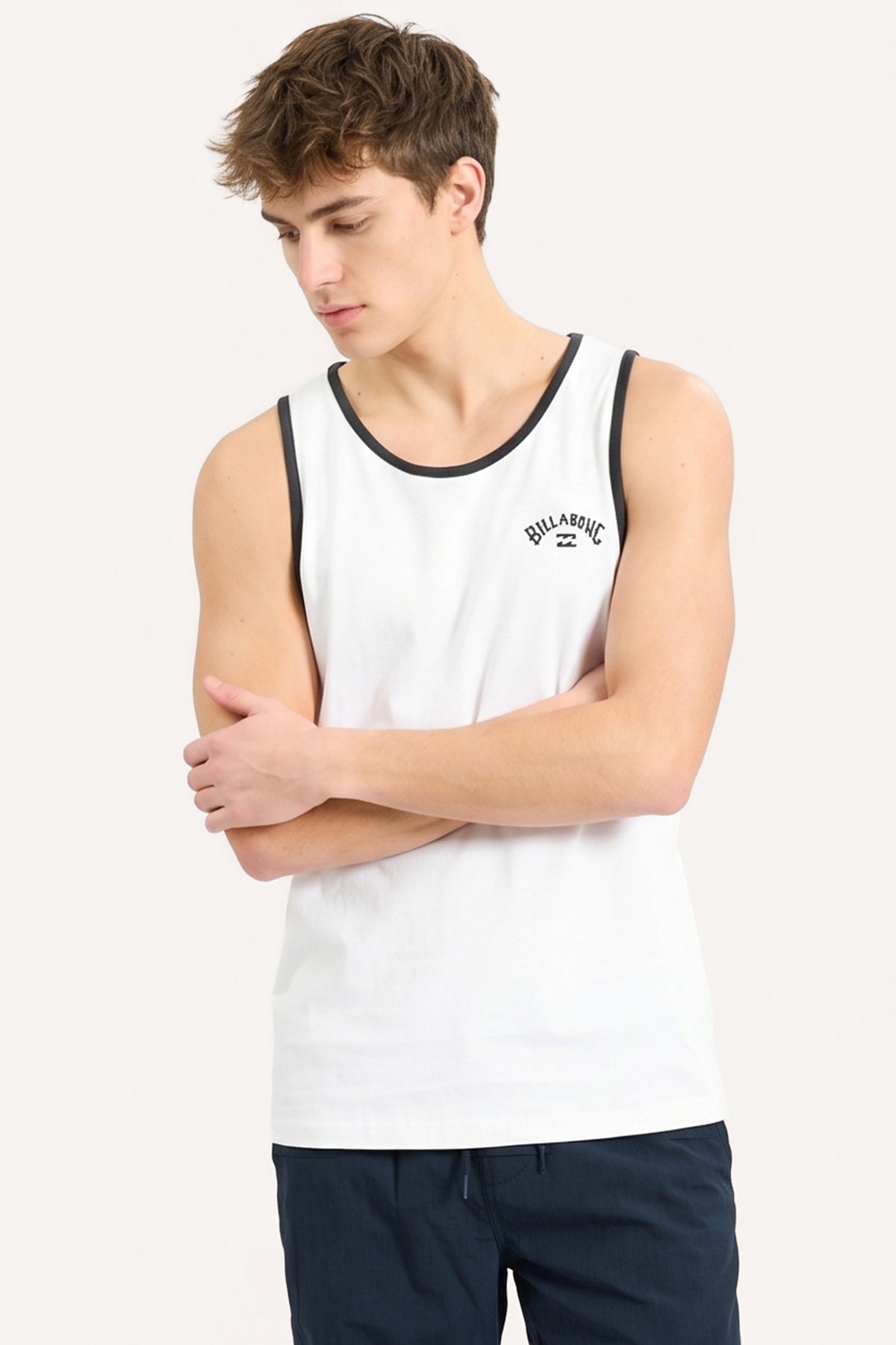 Musculosa Billabong Arch Collar Wave Singlet Blanco