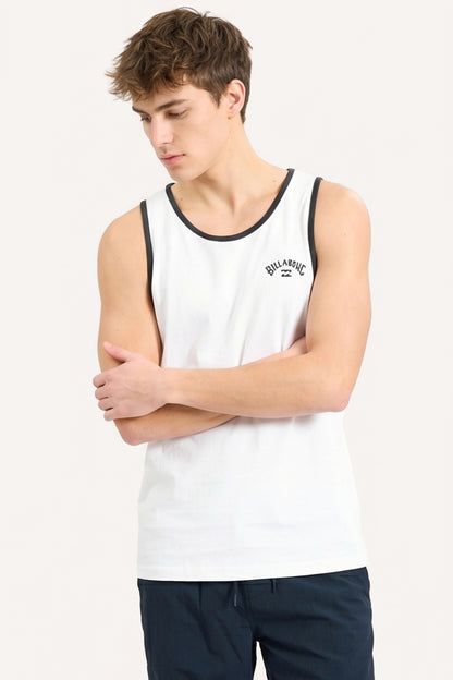 Musculosa Billabong Arch Collar Wave Singlet Blanco