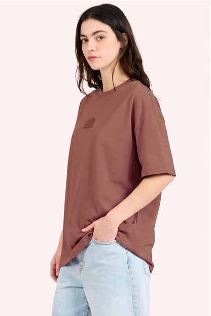Remera Mc Billabong Ray Over Tee Bordo