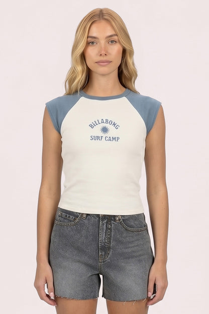 Remera Mc Billabong Surf Camp Ranglan Tee Blanco