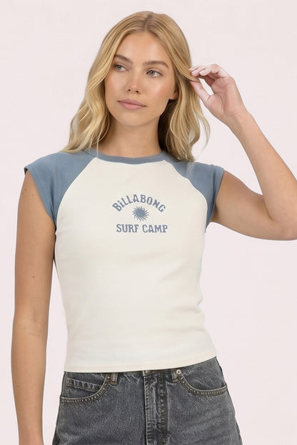 Remera Mc Billabong Surf Camp Ranglan Tee Blanco