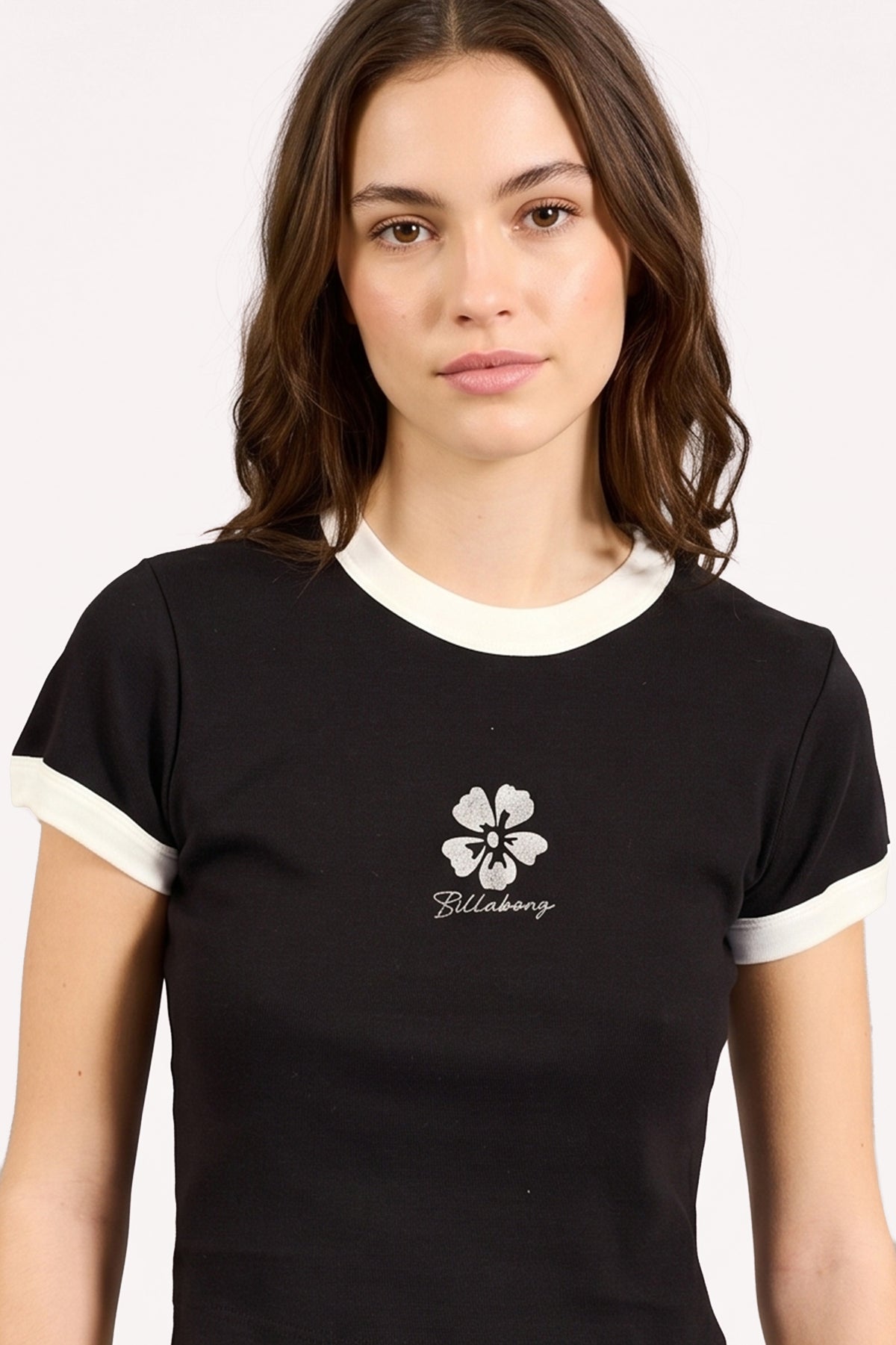 Remera Mc Billabong Sand Drifter Baby Tee Negro