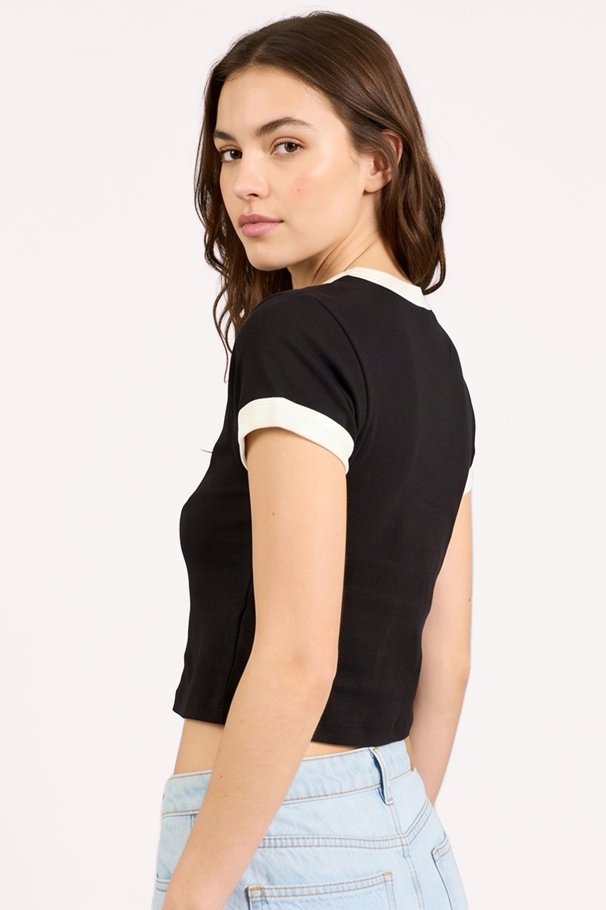 Remera Mc Billabong Sand Drifter Baby Tee Negro