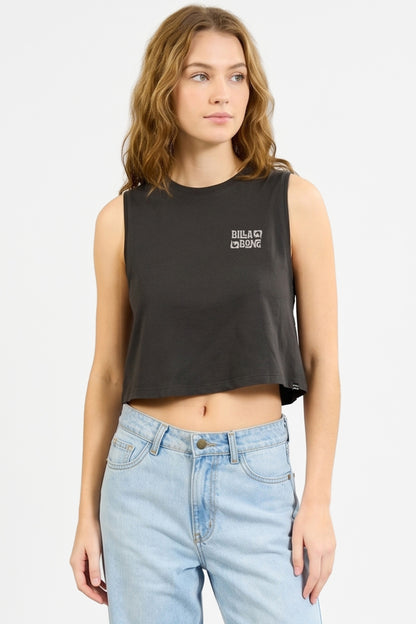 Musculosa Billabong Chasing Sunsets Tank Negro