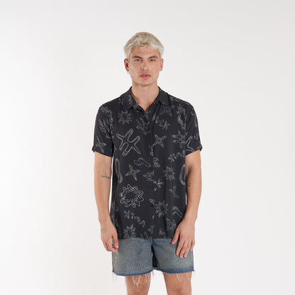 Camisa Mc Vulk Russel Shirt Fullprint