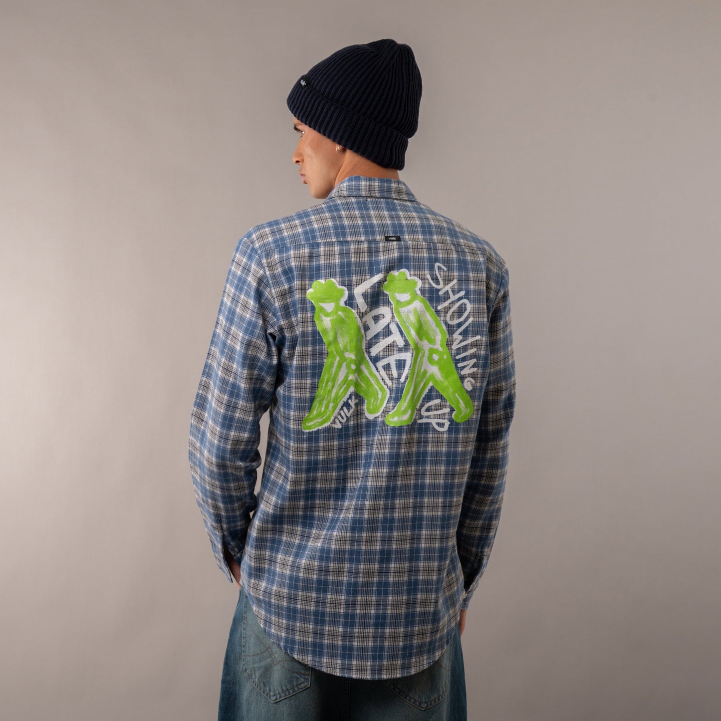 Camisa Ml Vulk Woods Blue