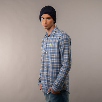 Camisa Ml Vulk Woods Blue